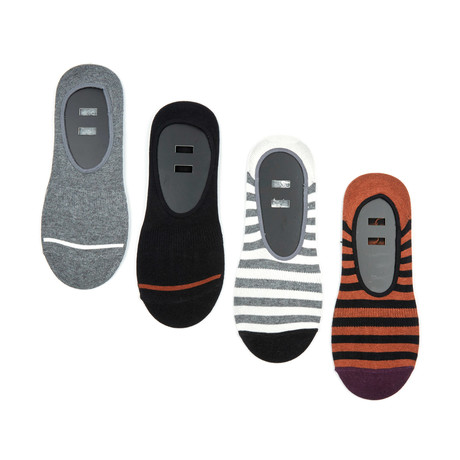The No Show Sock // Assorted // 2 Sets Of 2