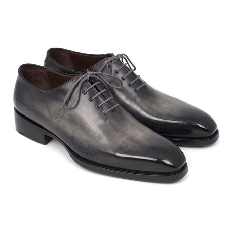 Goodyear Welted Wholecut Oxfords // Gray + Black
