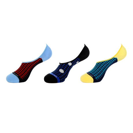 No-Show Socks // Houndstooth // Pack of 3