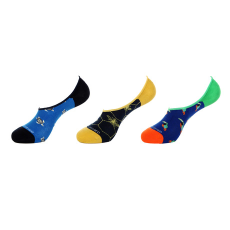 No-Show Socks // At the Zoo // Pack of 3