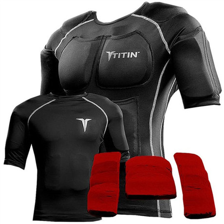Titin Force 20 lb Shirt System // Midnight Black