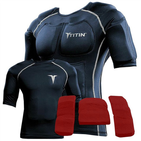 Titin Tech // Titin Force 20 lb Shirt System // Steel Blue