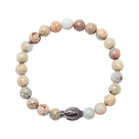 Opal + Buddha Charm Bracelet