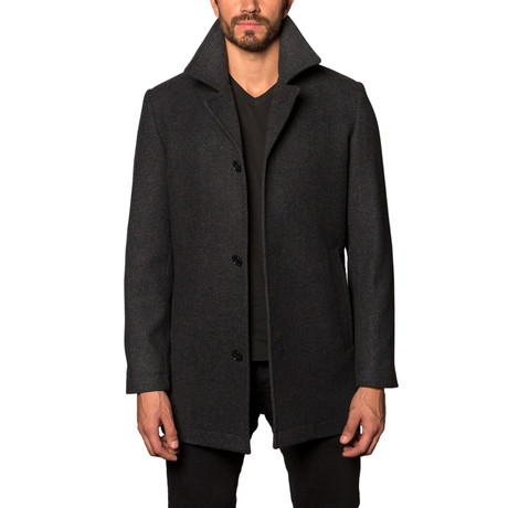 American Cashmere Blend Overcoat // Charcoal