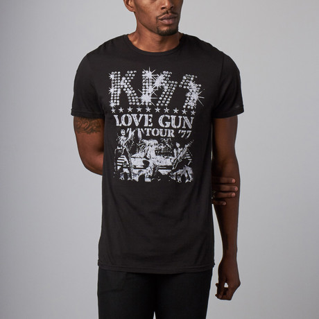 KISS Love Gun Rocker T-Shirt // Onyx