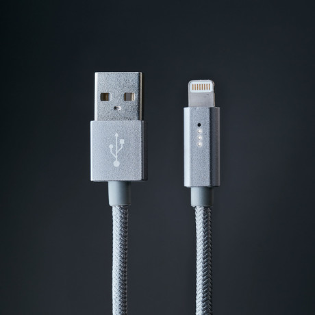 Polaris Smart LED Lightning Cable // Space Gray