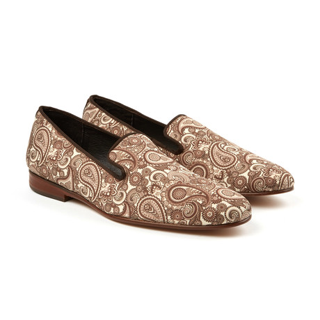 Paisley Loafers // Brown