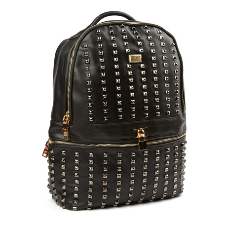 Bastille Studded Backpack // Black