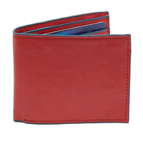 Frost Bi-Fold Wallet // Red