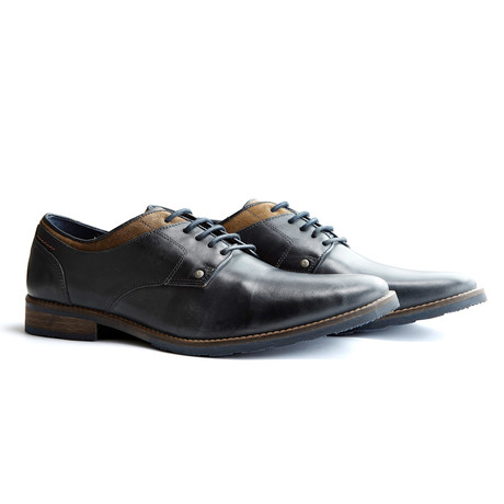 New Castle Leather Oxford // Blue