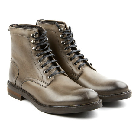 Track Lace-Up Boot // Grey