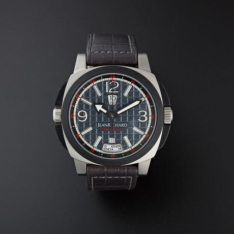 JeanRichard 2 Time Zones GMT Automatic // 68130-19-21A-AA2D // Store Display
