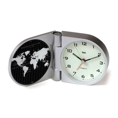 World Trotter Travel Alarm Clock // Gotham