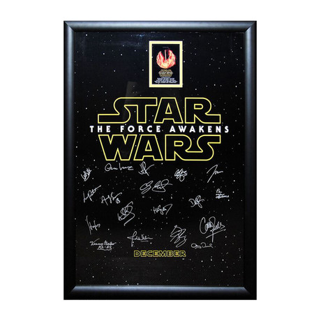 Episode VII: The Force Awakens Signed Movie Poster 6