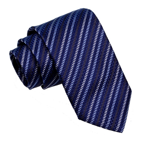 Stripe Tie // Blue + Navy