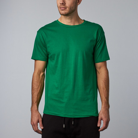 Combed Cotton Tee // Kelly Green