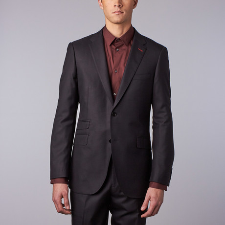 Wool + Cashmere Blend Suit // Gunmetal