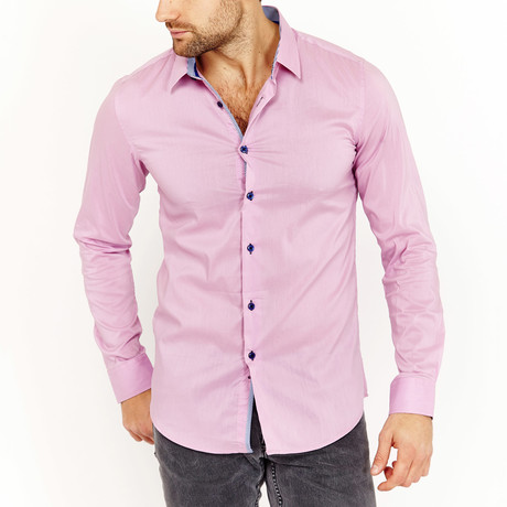 Connie Button-Up Shirt // Lavender + Purple