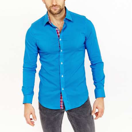 Neal Button-Up Shirt // Turquoise