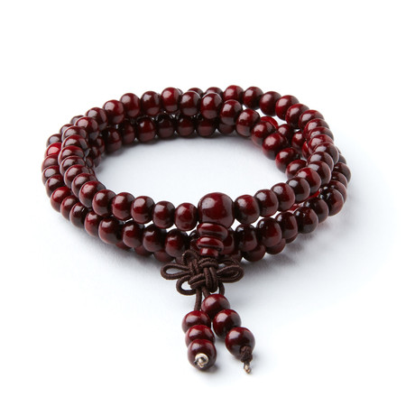 Meditation Bracelet // Rosary Wood