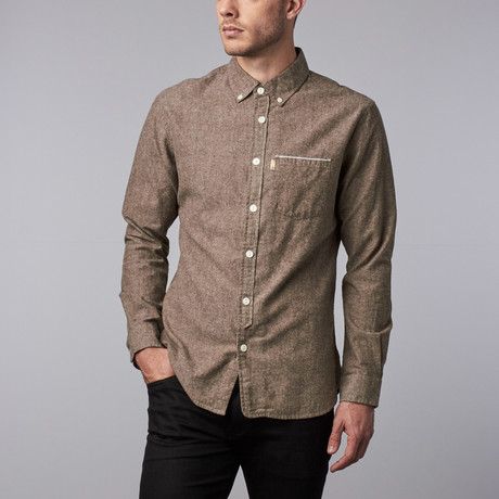Hawthorne Chambray Button-Down // Olive