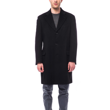 Button-Up Topcoat // Black