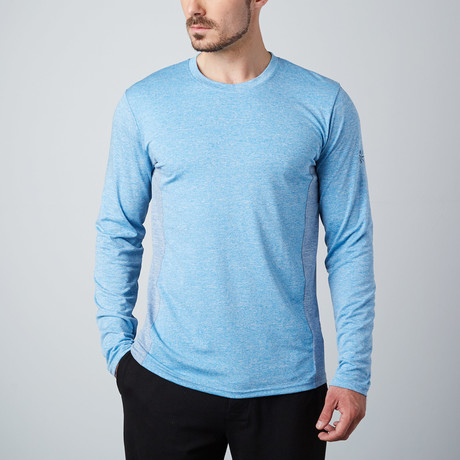 Power Fitness Tech Long-Sleeve T-Shirt  // Blue