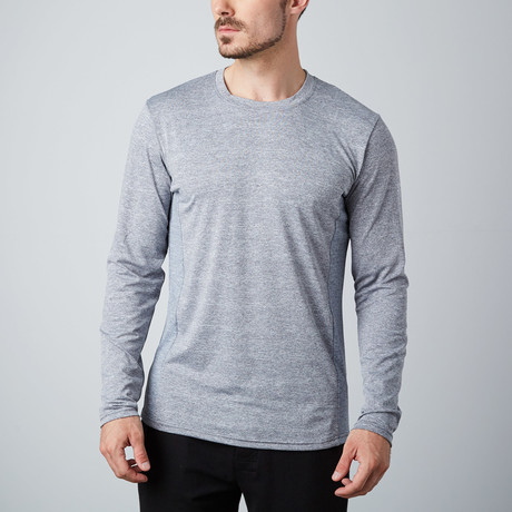 Power Fitness Tech Long-Sleeve T-Shirt // Grey