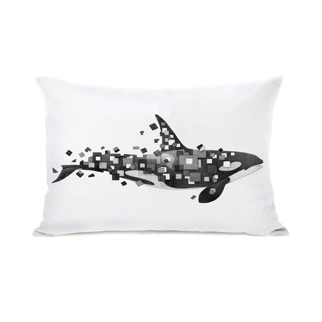 Fractured Killer Whale // Pillow