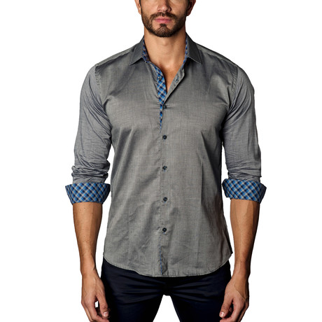 Casual Button-Up // Grey