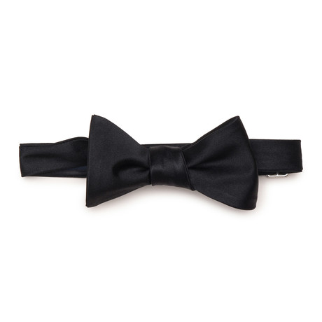 Silk Bow Tie // Black