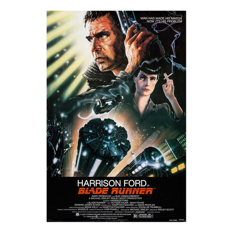 Blade Runner Original One Sheet Movie Poster // 1982