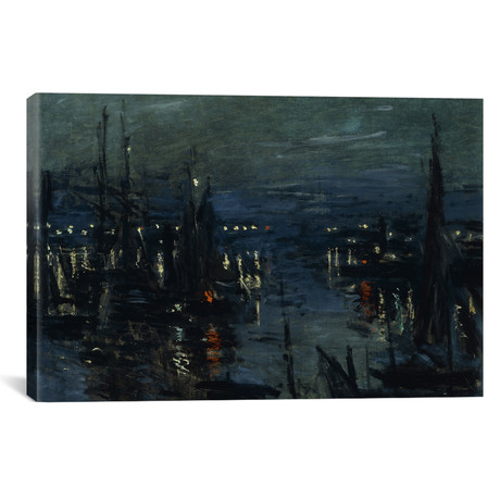 The Port of Le Havre, Night Effect // Claude Monet // 1893