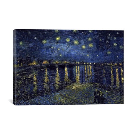 Starry Night over the Rhone //  Vincent van Gogh // 1888