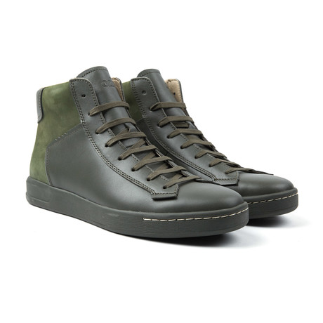 Hawkins High-Top Sneaker // Dark Olive