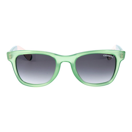 Frosted Thick Frame Wayfarer // Green