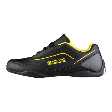 Jerez Low-Top Sneaker // Black + Yellow