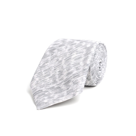Scribble Tie // White + Black