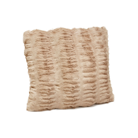 Couture Faux Fur Pillow // Sandy Mink