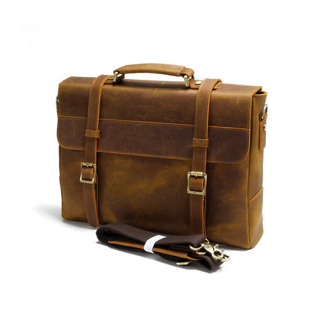 Leather Briefcase // OWW-L104