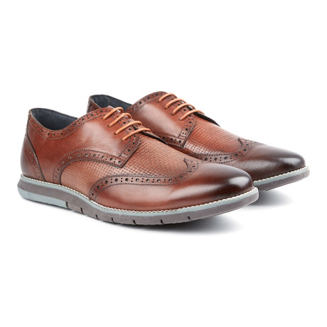 Awesome Wing-Tip Oxford // Cognac