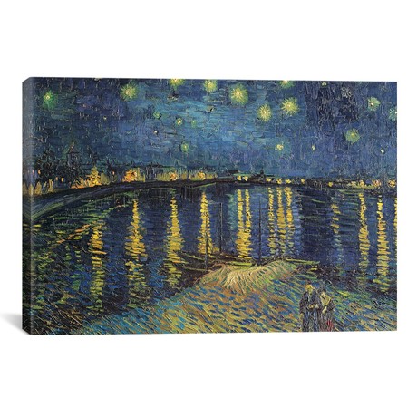 Starry Night Over The Rhone// Vincent van Gogh // 1888