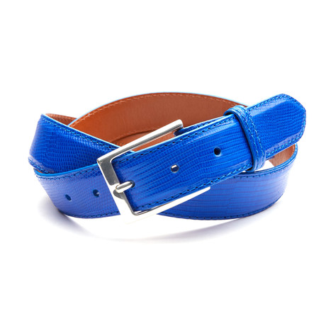 32mm Lizard Belt // Royal Blue