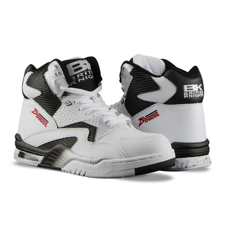 Control Hi Sneaker // White + Black