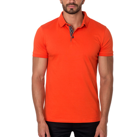 Short-Sleeve Polo // Orange