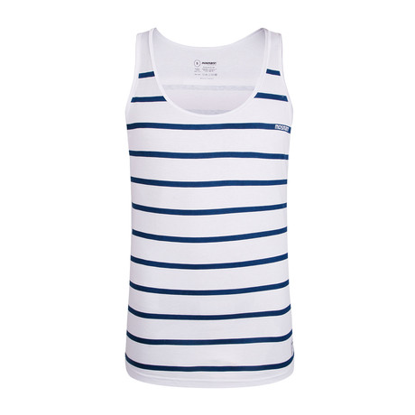 Karver Stripe Tank // White