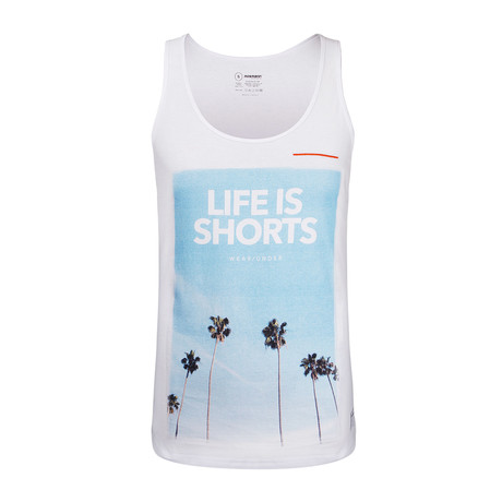 Shorty Tank // White