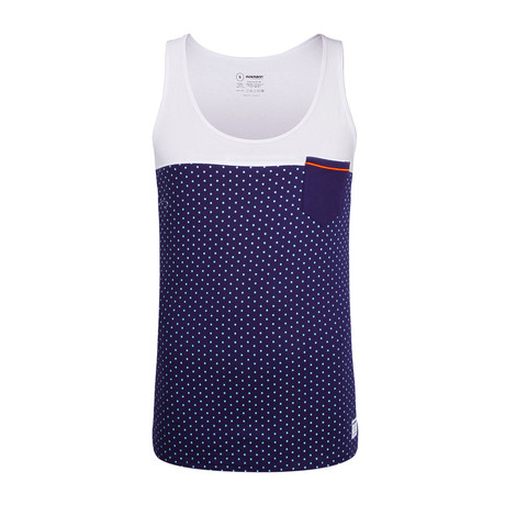 Bronte Dot Tank // Blue