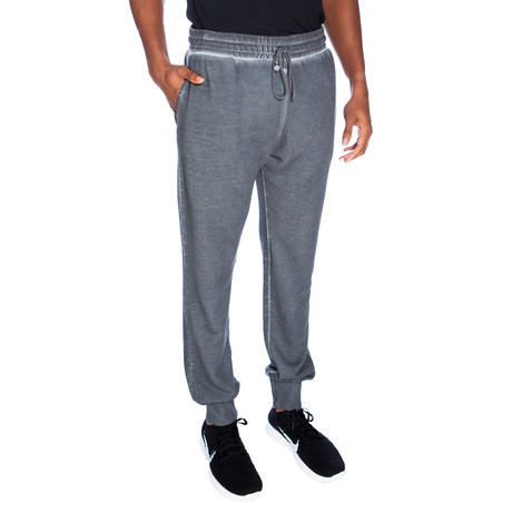 Dirty Washed Modal French Terry Jogger // Grey