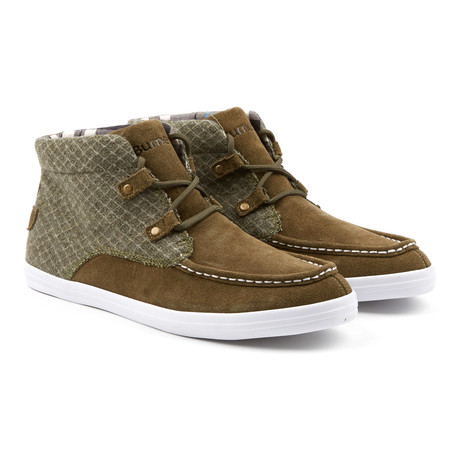 Mark Mid-Top Sneakers // Olive